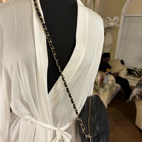 Vintage Chanel Tassel Lamb Skin Oval Camera Bag - Picture 14 of 16